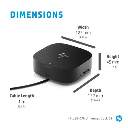 5TW10AA#ABU | HP USB-C Dock G5