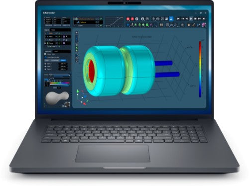 KYP4M | DELL Pro Max 18 Plus MB18250 Intel Core Ultra 7 265HX Mobile workstation 45.7 cm (18") Quad HD+ 32 GB DDR5-SDRAM 1 TB SSD NVIDIA RTX PRO 2000 Blackwell Wi-Fi 7 (802.11be) Windows 11 Pro UK English Black