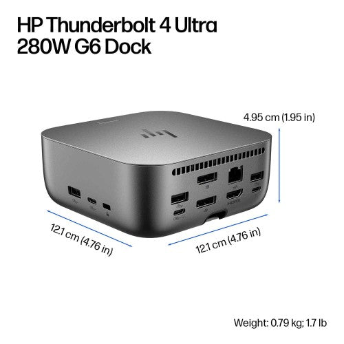 AW5M5UT#ABU | HP Thunderbolt 4 Ultra 280W G6 Dock