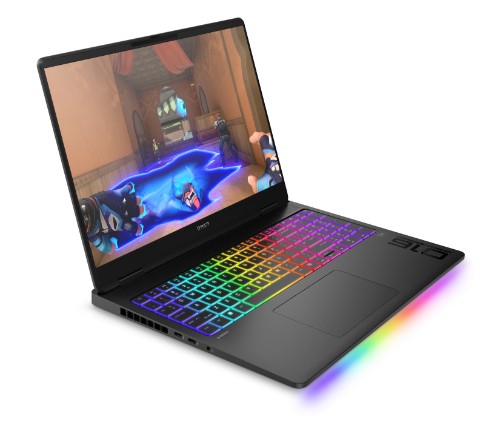 HP OMEN MAX Gaming 16-ak0001na Copilot+ PC AMD Ryzen AI 9 375 Laptop 40.6 cm (16") WQXGA 32 GB DDR5-SDRAM 1 TB SSD NVIDIA GeForce RTX 5070 Ti Wi-Fi 7 (802.11be) Windows 11 Home Black