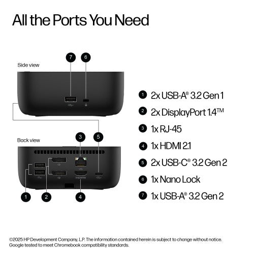 9X3V1UT#ABU | HP USB-C 100W G6 Dock