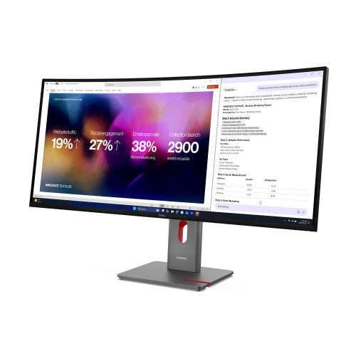 64B4XAT1UK | Lenovo ThinkVision P40WD-40 Monitor