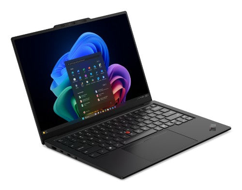 21V70021UK | Lenovo ThinkPad X1 Carbon Gen 14 Aura Edition Copilot+ PC Intel Core Ultra 7 355 Laptop 35.6 cm (14") Touchscreen WUXGA 32 GB LPDDR5x-SDRAM 512 GB SSD Wi-Fi 7 (802.11be) Windows 11 Pro UK English Black