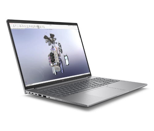 HP Zbook X G1i 16 inch Mobile Workstation PC Wolf Pro Security Edition - Data Science Intel Core Ultra 7 255H 40.6 cm (16") 2.5K 32 GB DDR5-SDRAM 1 TB SSD NVIDIA RTX PRO 1000 Blackwell Wi-Fi 7 (802.11be) Windows 11 Pro AI Workstation, AI PC Silver