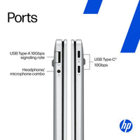 HP OmniBook 5 Laptop Next Gen AI 14-he0004nax Copilot+ PC Snapdragon X1P-42-100 35.6 cm (14") 2K 32 GB LPDDR5x-SDRAM 1 TB SSD Wi-Fi 6E (802.11ax) Windows 11 Home Silver