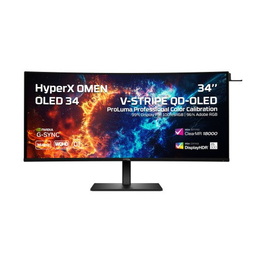 C49PPAA#ABU | HyperX OMEN OLED 34 inch WQHD 360Hz Gaming Monitor - OMEN OLED 34