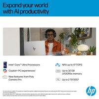 HP OmniBook 7 17-dc0005na Copilot+ PC Intel Core Ultra 5 226V Laptop 43.9 cm (17.3") Touchscreen Full HD 16 GB LPDDR5x-SDRAM 512 GB SSD Wi-Fi 6E (802.11ax) Windows 11 Home Silver
