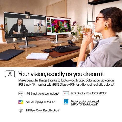 8K135AA#ABU | HP Series 7 Pro 27 inch 4K Conferencing Monitor - 727pm