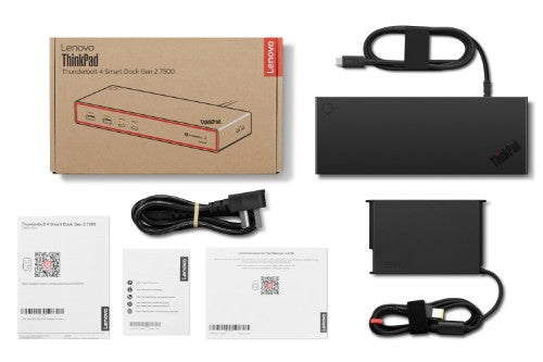 40BE0135UK | Lenovo ThinkPad Thunderbolt 4 Smart Dock Gen2 7500 Wired Black