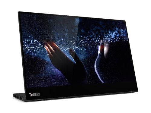 62A3UAR1WL | Lenovo M14t computer monitor 35.6 cm (14") 1920 x 1080 pixels Full HD LED Touchscreen Black