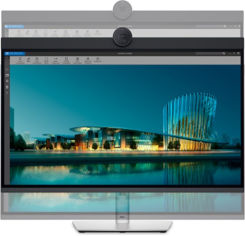 DELL-U3224KBA | DELL UltraSharp U3224KBA computer monitor 80 cm (31.5") 6144 x 3456 pixels 6K Ultra HD LCD Black, Silver