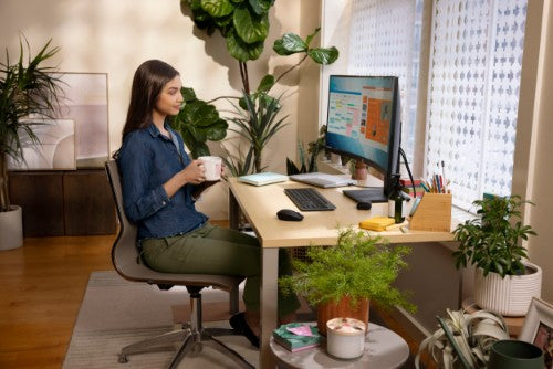 21Y56AA#ABB | HP P34hc G4 WQHD USB-C Curved Monitor