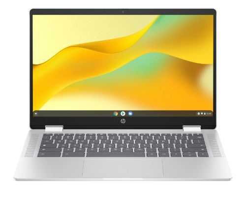 A2SA5EA#ABU | HP Chromebook x360 14b-cd0001na Intel® N N200 35.6 cm (14") Touchscreen Full HD 8 GB LPDDR5-SDRAM 128 GB eUFS Wi-Fi 6 (802.11ax) ChromeOS Silver
