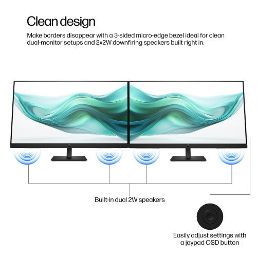 B0CG8UT#ABU | HP Series 3 Pro 27 inch FHD Monitor - 327ph
