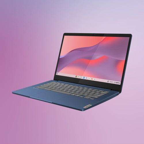 Lenovo IdeaPad Slim 3 Chrome 14M868 MediaTek Kompanio 520 Chromebook 35.6 cm (14") Full HD 4 GB LPDDR4x-SDRAM 128 GB eMMC Wi-Fi 6 (802.11ax) ChromeOS UK English Blue