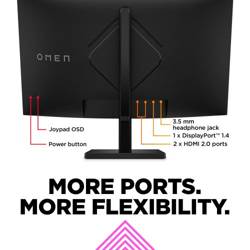 780K6AA#ABU | OMEN by HP 31.5 inch QHD 165Hz Curved Gaming Monitor - OMEN 32c