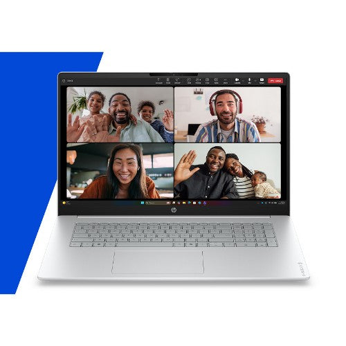 D82S0EA#ABU | HP OmniBook 3 Laptop 17-dk0006nax Intel Core 3 100U 43.9 cm (17.3") HD+ 8 GB DDR5-SDRAM 512 GB SSD Wi-Fi 6 (802.11ax) Windows 11 Home Grey, Silver