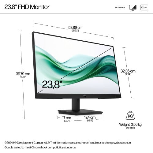 9U5C1AA#ABU | HP Series 3 Pro 23.8 inch FHD Monitor - 324pv