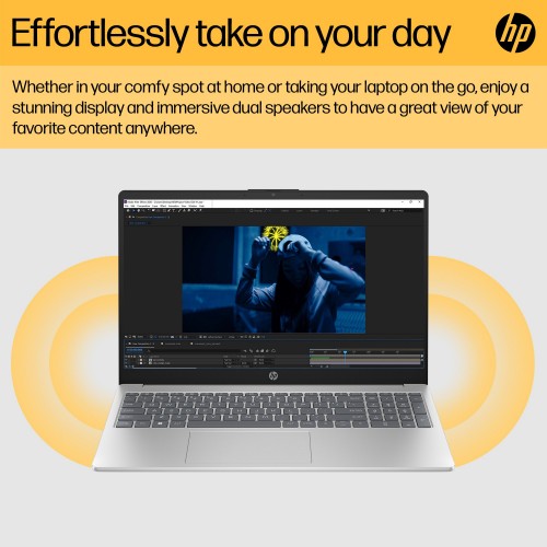 HP 15-fc0051na AMD Ryzen™ 7 5825U Laptop 39.6 cm (15.6") Full HD 16 GB DDR4-SDRAM 512 GB SSD Wi-Fi 6 (802.11ax) Windows 11 Home Silver