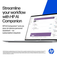HP OmniBook 5 Laptop Next Gen AI 14-he0004nax Copilot+ PC Snapdragon X1P-42-100 35.6 cm (14") 2K 32 GB LPDDR5x-SDRAM 1 TB SSD Wi-Fi 6E (802.11ax) Windows 11 Home Silver