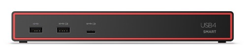 40BC0100UK | Lenovo ThinkPad USB4 Smart Dock 5500 Wired Black
