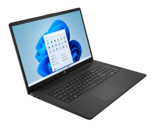 BM2X8EA#ABU | HP 17-cn3008na Intel® N N100 Laptop 43.9 cm (17.3") Full HD 4 GB DDR4-SDRAM 128 GB UFS Wi-Fi 6 (802.11ax) Windows 11 Home in S mode Black