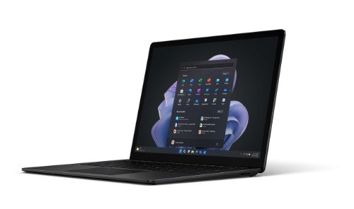R7B-00027S | Microsoft Surface Laptop 5 Intel® Core™ i5 i5-1245U 34.3 cm (13.5") Touchscreen 16 GB LPDDR5x-SDRAM 256 GB SSD Wi-Fi 6 (802.11ax) Windows 10 Pro Black