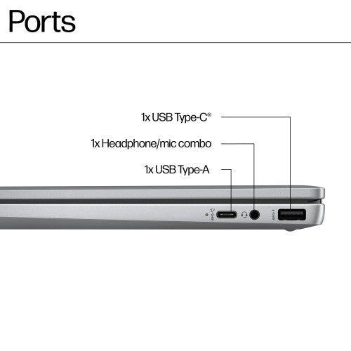 A2SA5EA#ABU | HP Chromebook x360 14b-cd0001na Intel® N N200 35.6 cm (14") Touchscreen Full HD 8 GB LPDDR5-SDRAM 128 GB eUFS Wi-Fi 6 (802.11ax) ChromeOS Silver