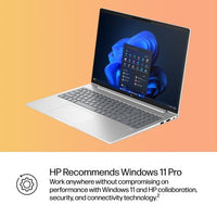 HP ProBook 4 G1iR Intel Core 5 120U Laptop 40.6 cm (16") WUXGA 8 GB DDR5-SDRAM 256 GB SSD Wi-Fi 6E (802.11ax) Windows 11 Pro Silver