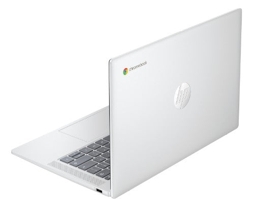 HP Chromebook 14a-nf0002na Intel® N N100 35.6 cm (14") HD 4 GB LPDDR5-SDRAM 128 GB eUFS Wi-Fi 6E (802.11ax) ChromeOS Silver