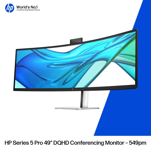 B7GV8AA#ABU | HP Series 5 Pro 49 inch DQHD Conferencing Monitor - 549pm