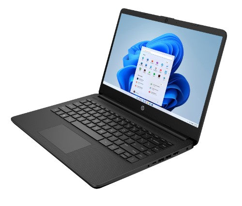 893D3EA#ABU | HP 14s-dq0034na Intel® Celeron® N4120 Laptop 35.6 cm (14") HD 4 GB DDR4-SDRAM 128 GB SSD Wi-Fi 5 (802.11ac) Windows 11 Home in S mode Black