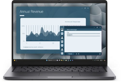 2X68G | DELL Pro 14 PC14255 AMD Ryzen™ 5 PRO 230 Laptop 35.6 cm (14") Full HD+ 16 GB DDR5-SDRAM 512 GB SSD Wi-Fi 6E (802.11ax) Windows 11 Pro UK English Black