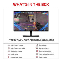 HyperX OMEN OLED 27 inch QHD 500Hz Gaming Monitor - OMEN OLED 27qs