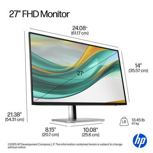 B28F5UT#ABU | HP Series 5 Pro 27 inch FHD Monitor - 527pf